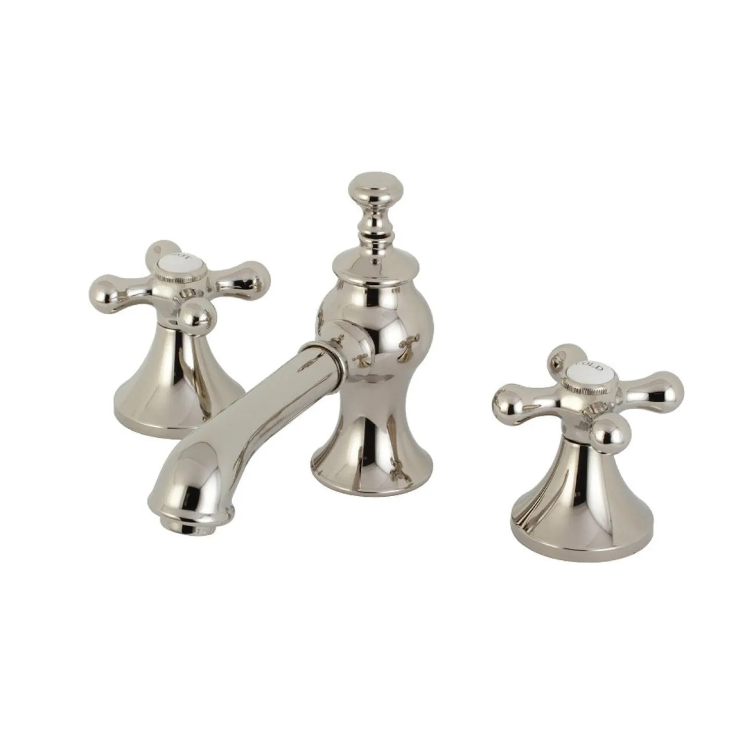 Kingston Brass Vintage Three-Hole 8-Inch Widespread Bathroom Faucet