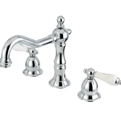 Kingston Brass Vintage 8 to 16-Inch Widespread Three-Hole Bathroom Faucet