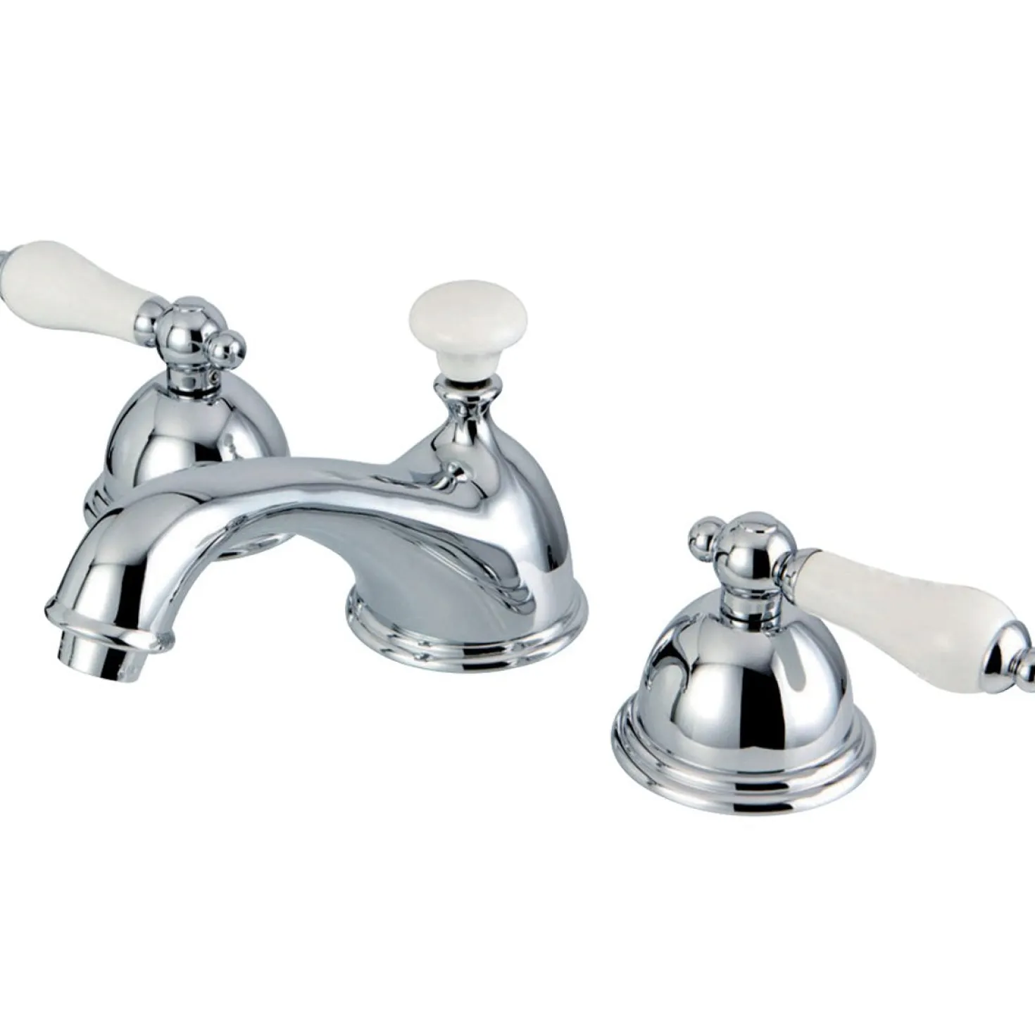 Kingston Brass Vintage 8 to 16-Inch Widespread Deck Mount Bathroom Faucet
