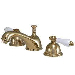 Kingston Brass Vintage 8 to 16-Inch Widespread Deck Mount Bathroom Faucet
