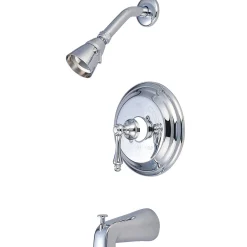 Kingston Brass Vintage Trim Only for Single Handle Tub and Shower Faucet in Polished Chrome