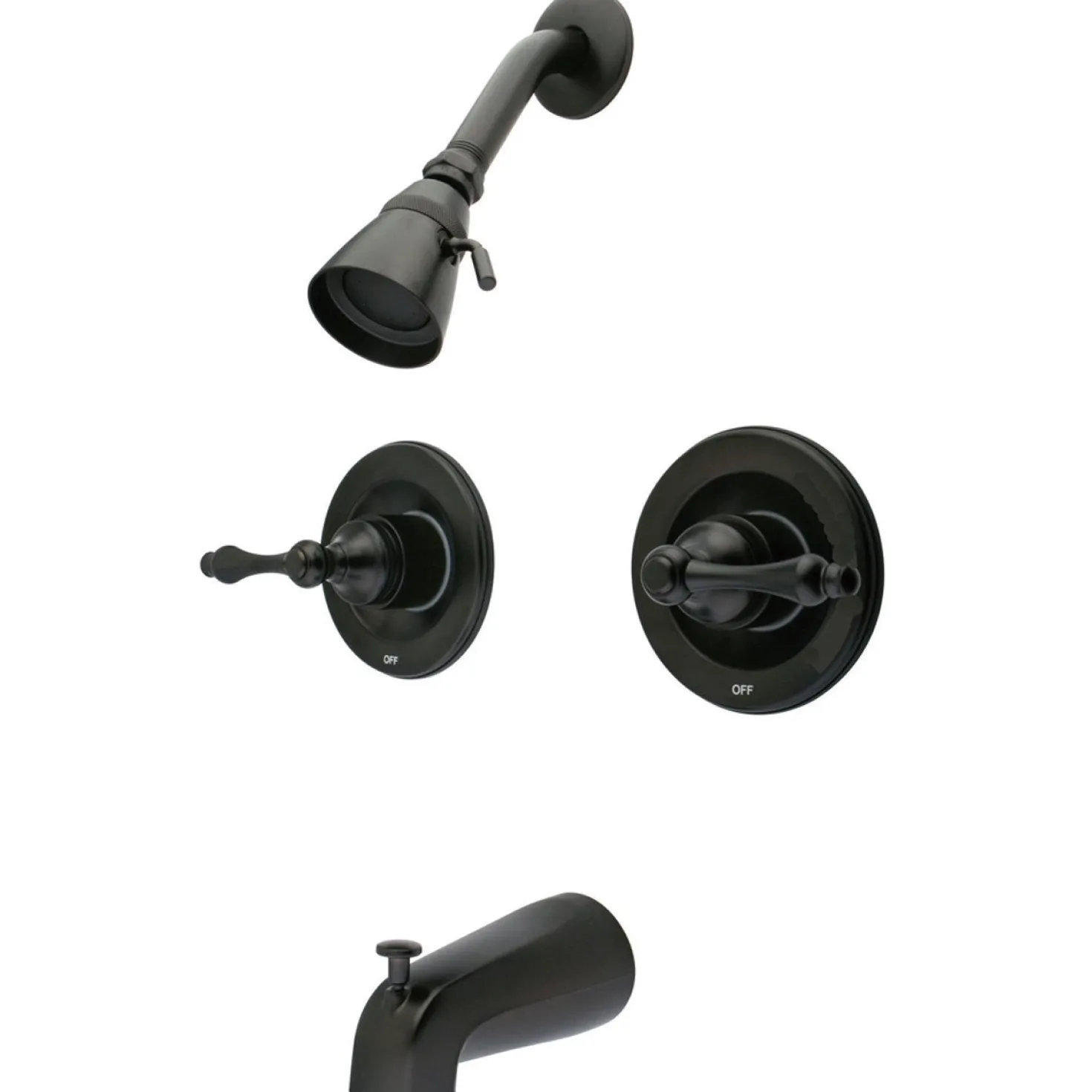 Kingston Brass Vintage Tub and Shower Faucet with Two Handle