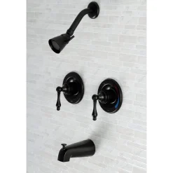 Kingston Brass Vintage Twin Handles Tub Shower Faucet