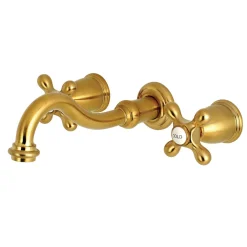 Kingston Brass Vintage Two-Handle Wall Mount Bathroom Faucet