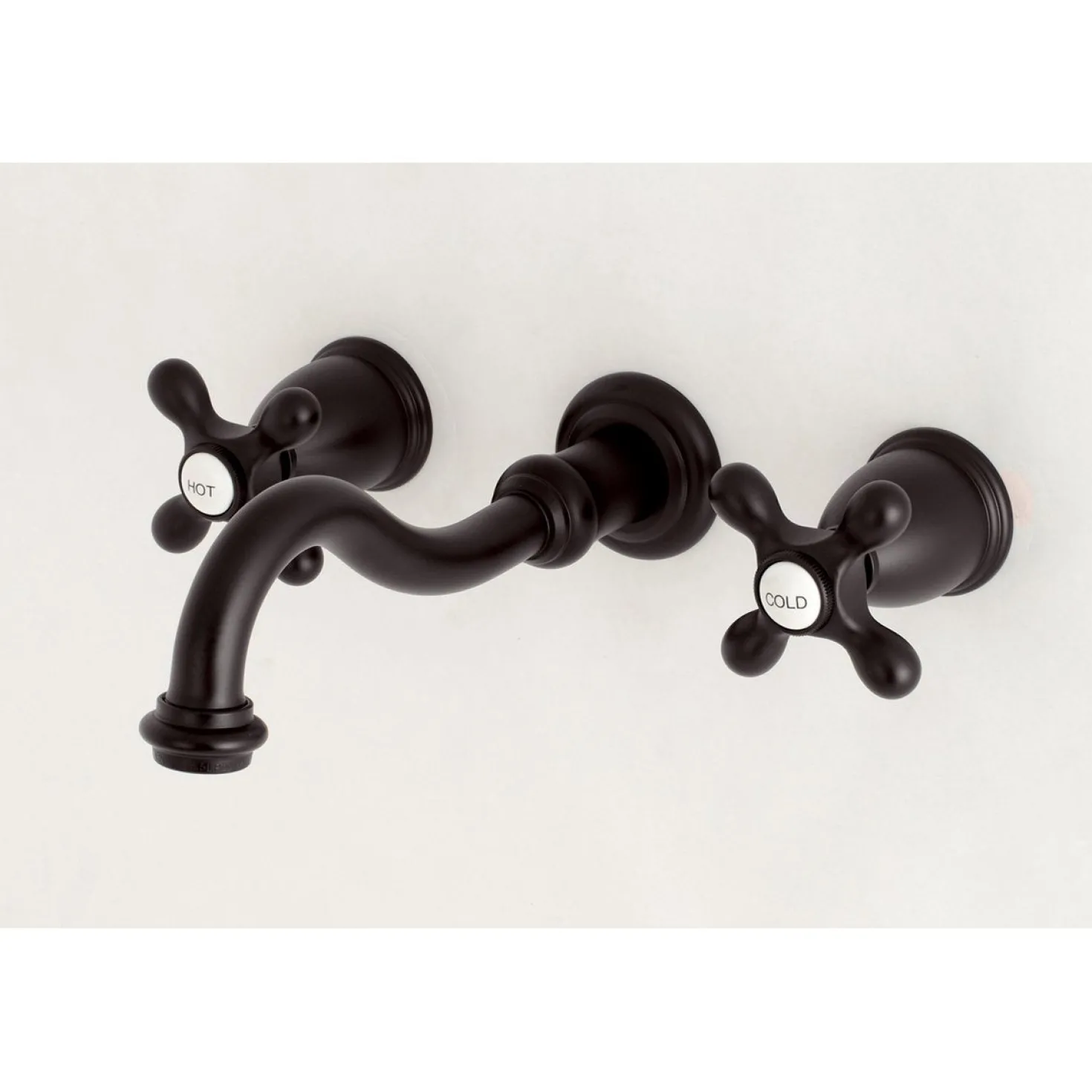 Kingston Brass Vintage Two-Handle Wall Mount Bathroom Faucet