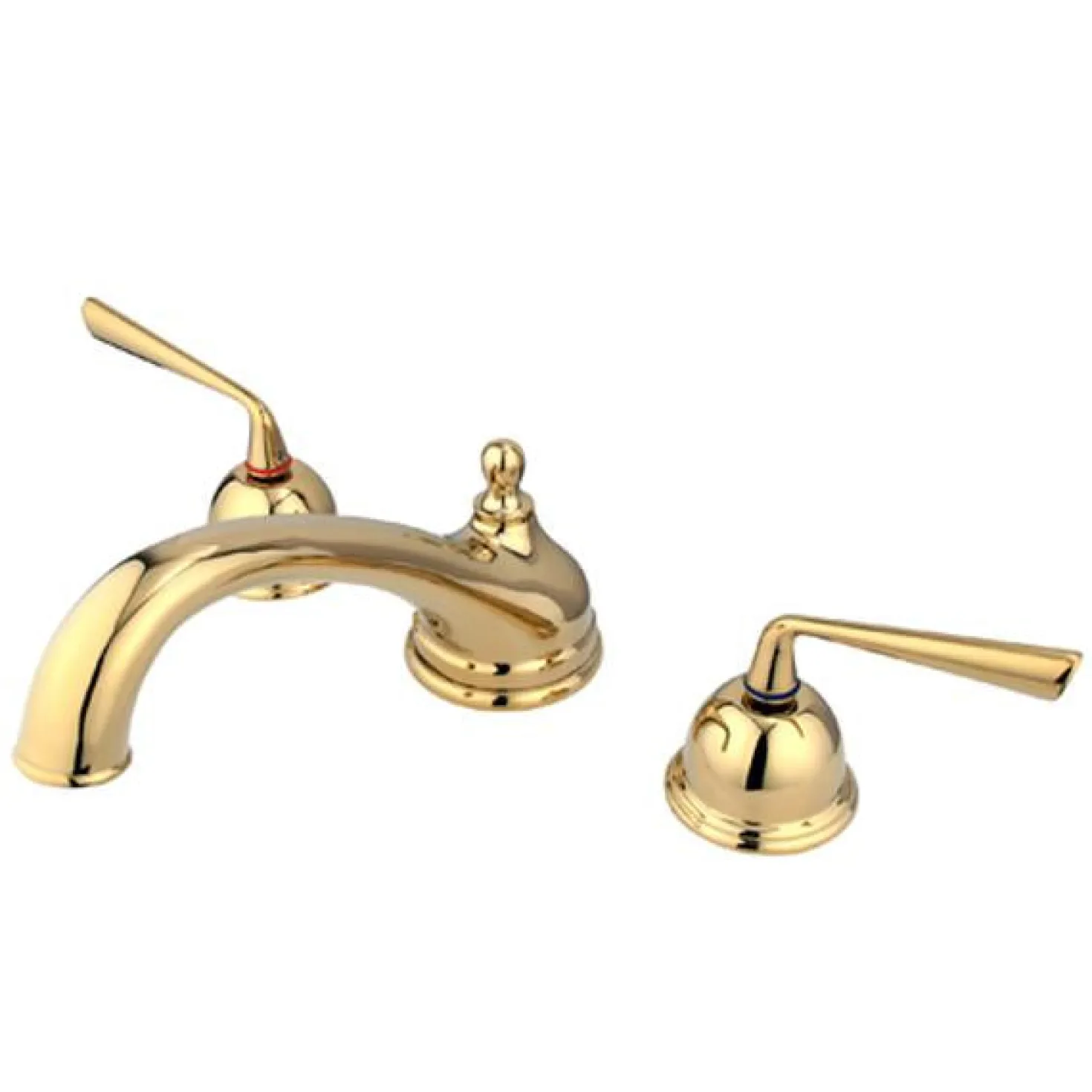 Kingston Brass Vintage Two Handle 8" to 36" Widespread Roman Tub Filler