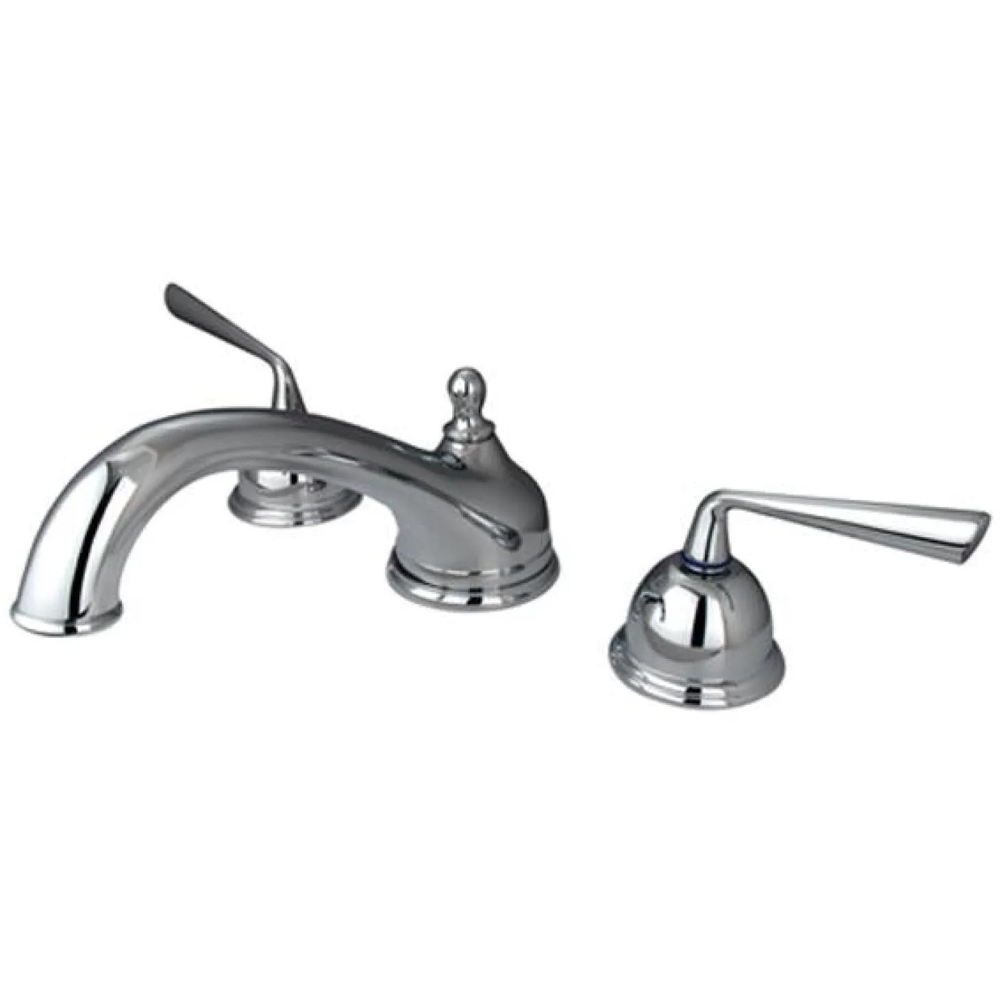 Kingston Brass Vintage Two Handle 8" to 36" Widespread Roman Tub Filler