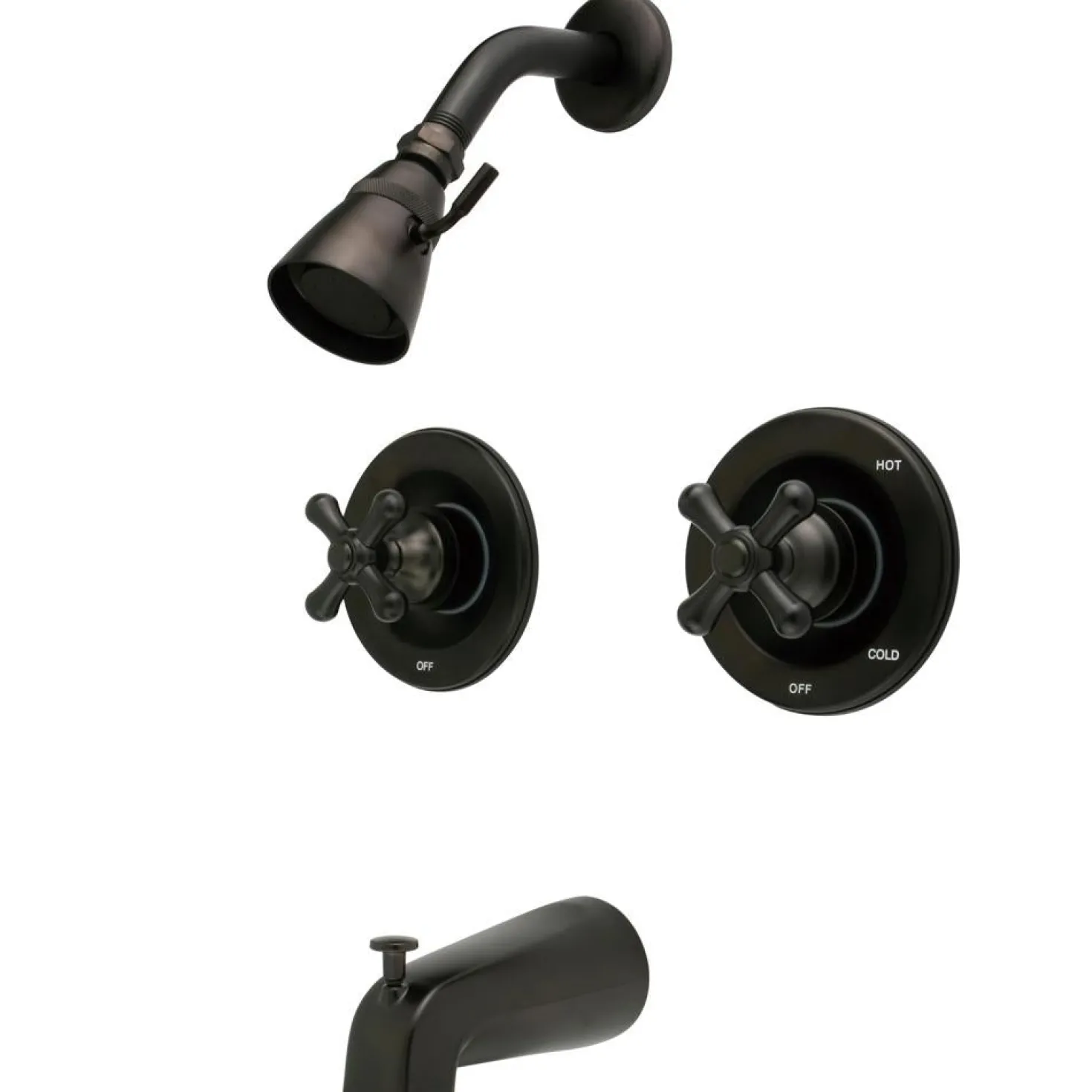 Kingston Brass Vintage Two Handle Tub and Shower Faucet