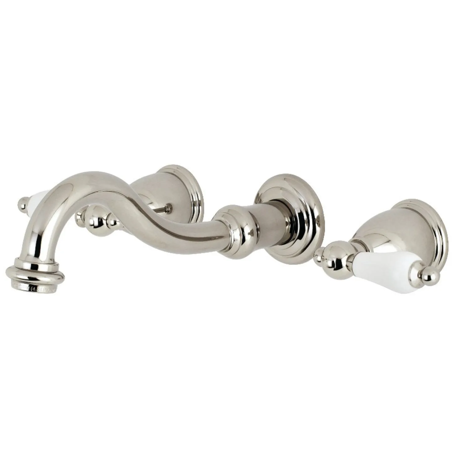 Kingston Brass Vintage Wall Mount 2-Handle Bathroom Faucet