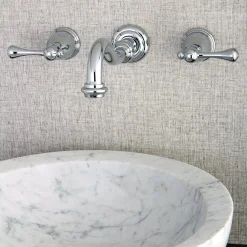 Kingston Brass Vintage Wall Mount Bathroom Faucet