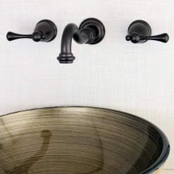 Kingston Brass Vintage Wall Mount Bathroom Faucet