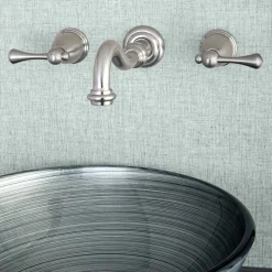 Kingston Brass Vintage Wall Mount Bathroom Faucet
