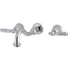 Kingston Brass Vintage Wall Mount Two-Handle Bathroom Faucet