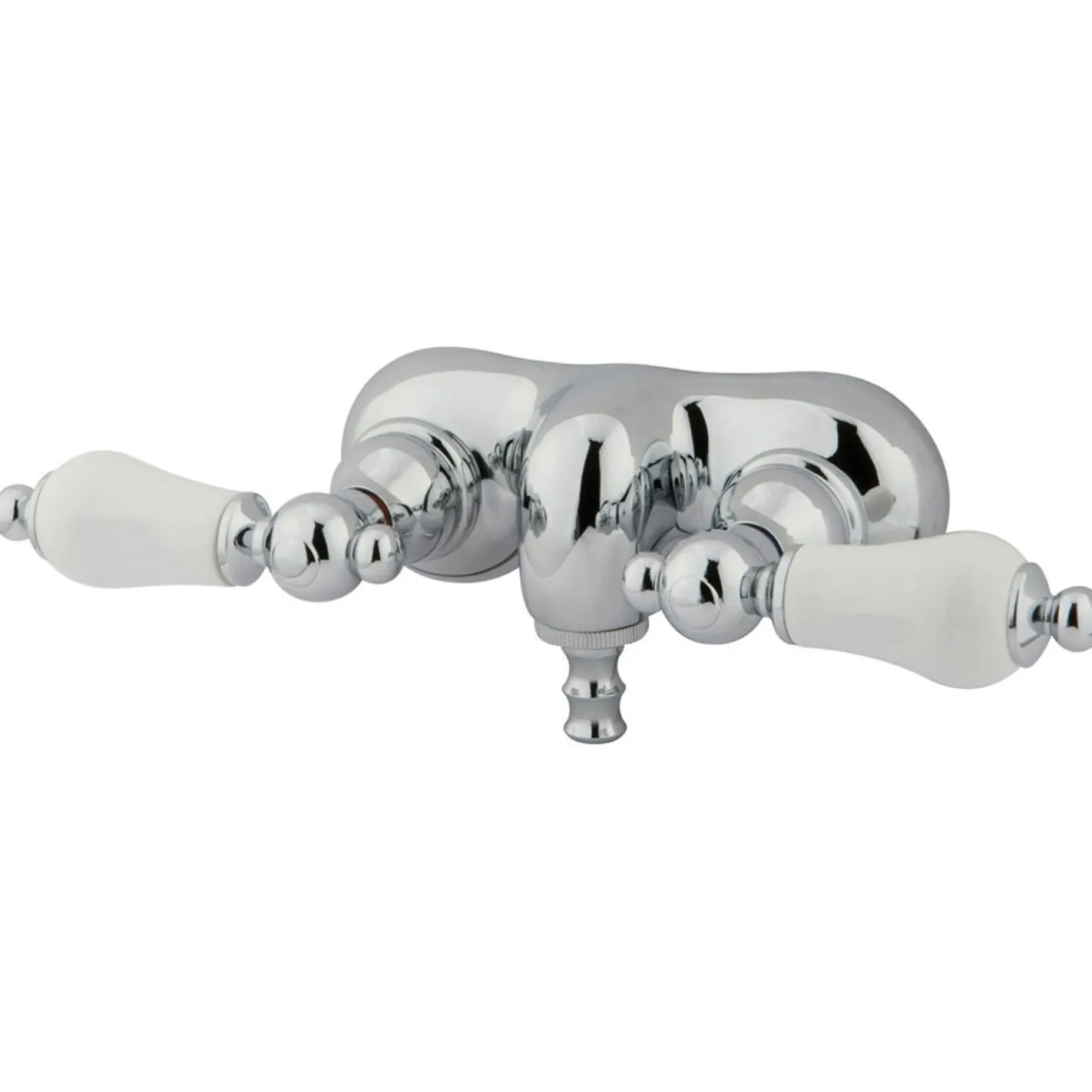 Kingston Brass Vintage Wall Mount Clawfoot 3-3/8" Tub Filler