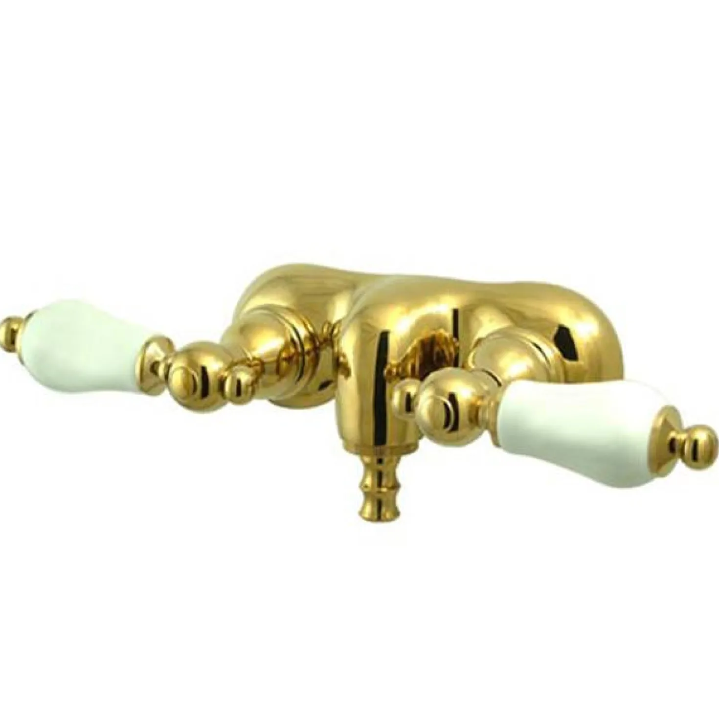 Kingston Brass Vintage Wall Mount Clawfoot 3-3/8" Tub Filler