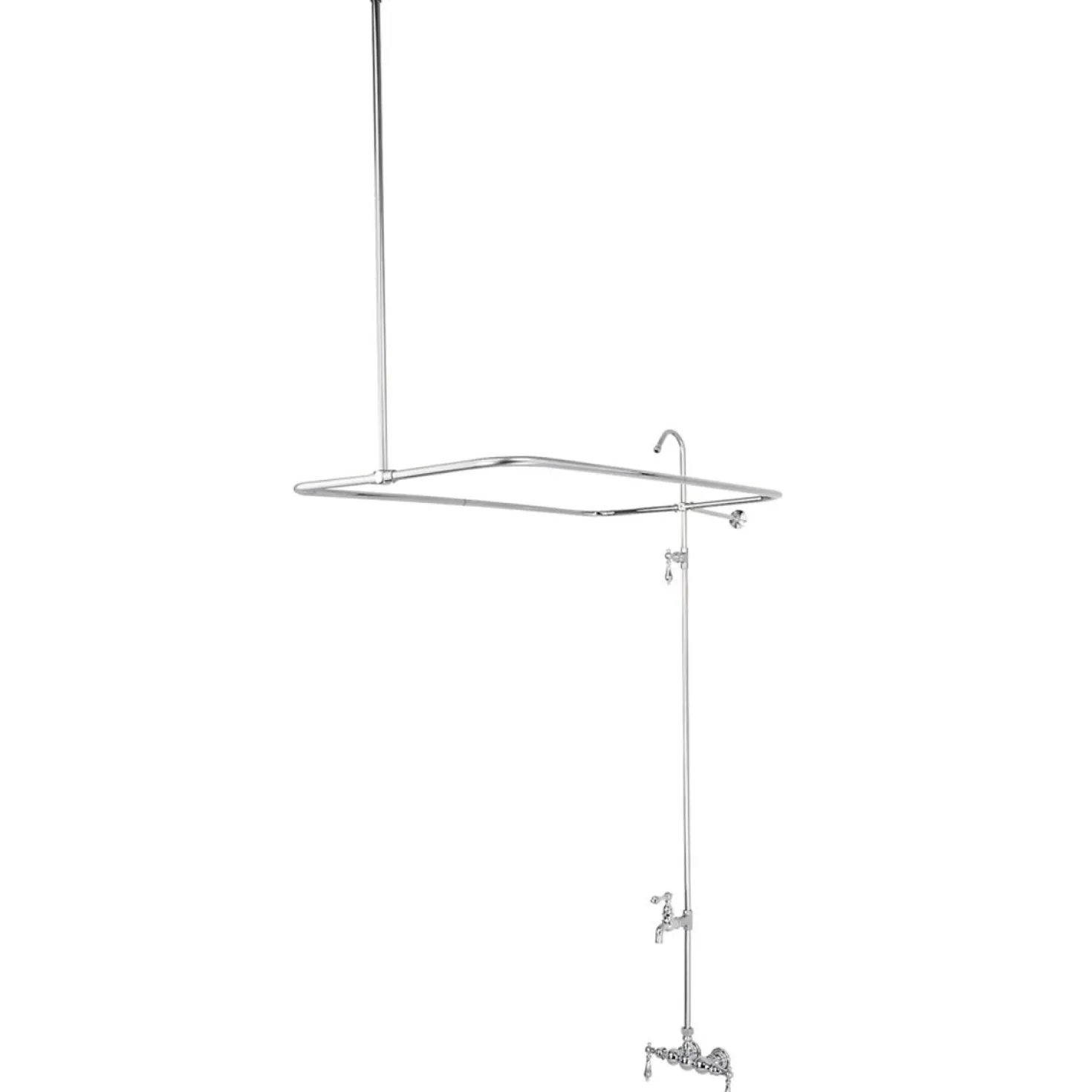 Kingston Brass Vintage 3-3/8" Wall Mount Tub Filler