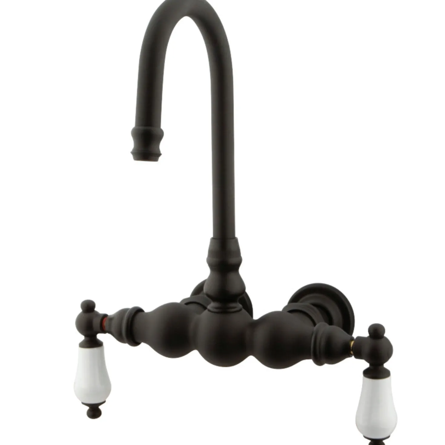 Kingston Brass Vintage Wall Mount Clawfoot Tub Filler Faucet