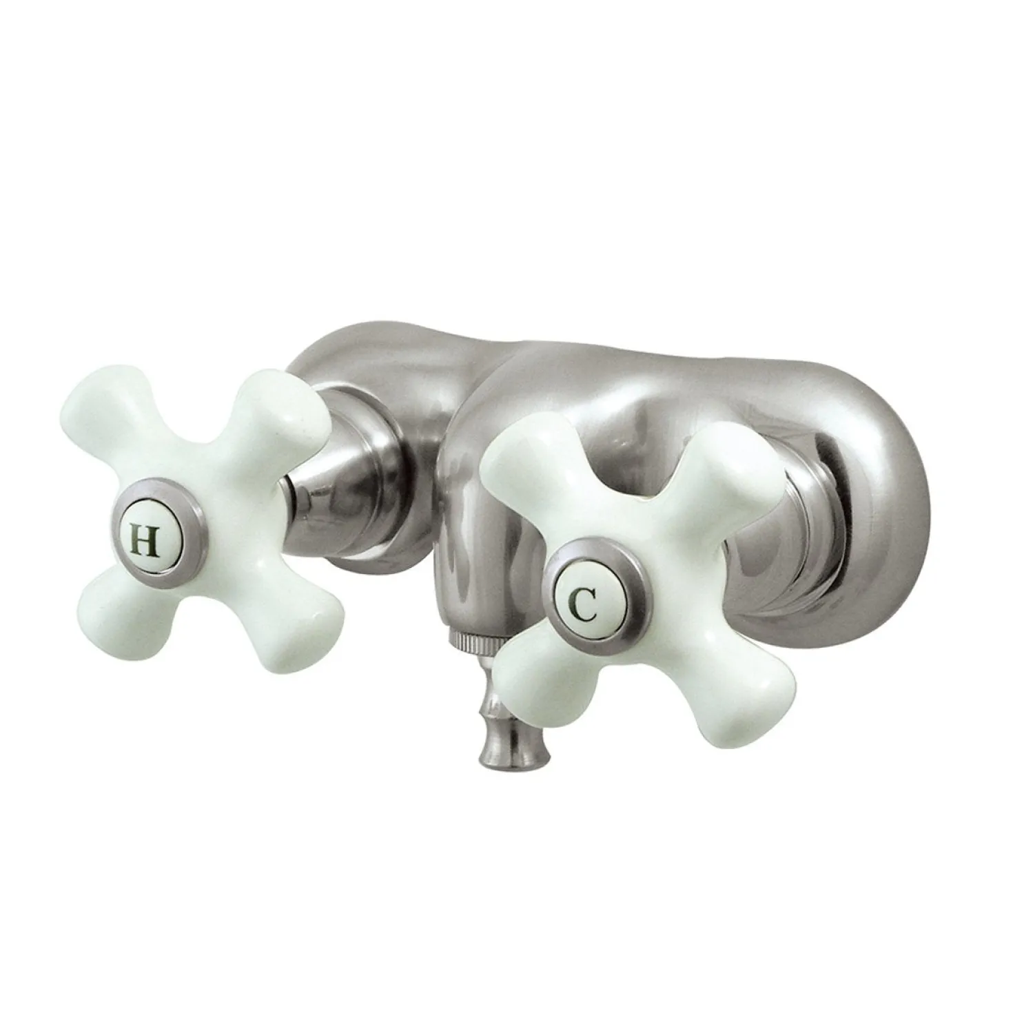 Kingston Brass Vintage 3-3/8" Wall Mount Clawfoot Tub Filler Faucet