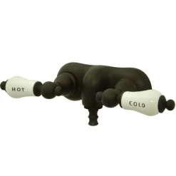 Kingston Brass Vintage Wall Mount Clawfoot Tub Filler with 3-3/8