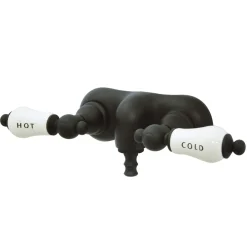 Kingston Brass Vintage Wall Mount Clawfoot Tub Filler with 3-3/8