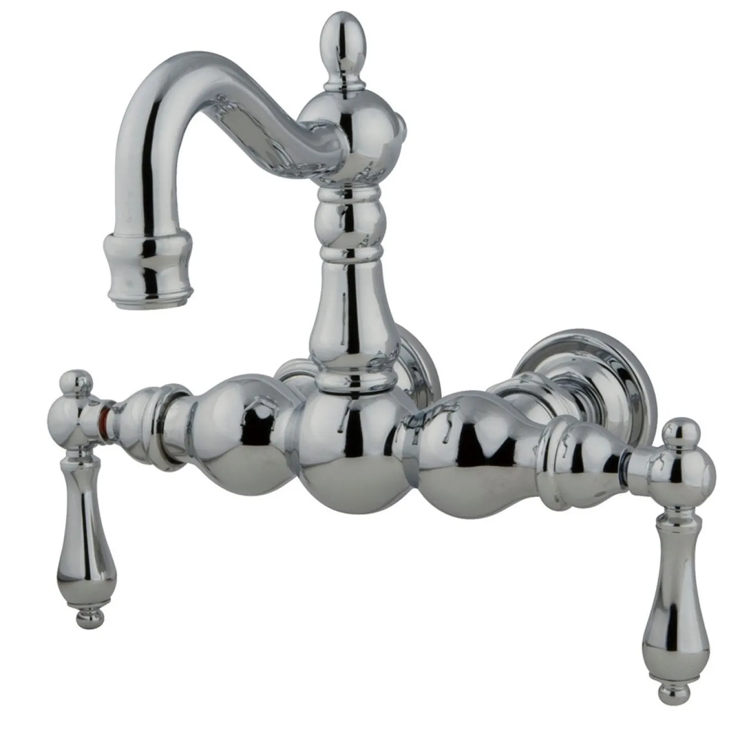 Kingston Brass Vintage 3-3/8" Wall Mount Clawfoot Tub Filler