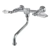 Kingston Brass Wall Mount 8" Center Vessel Sink Faucet