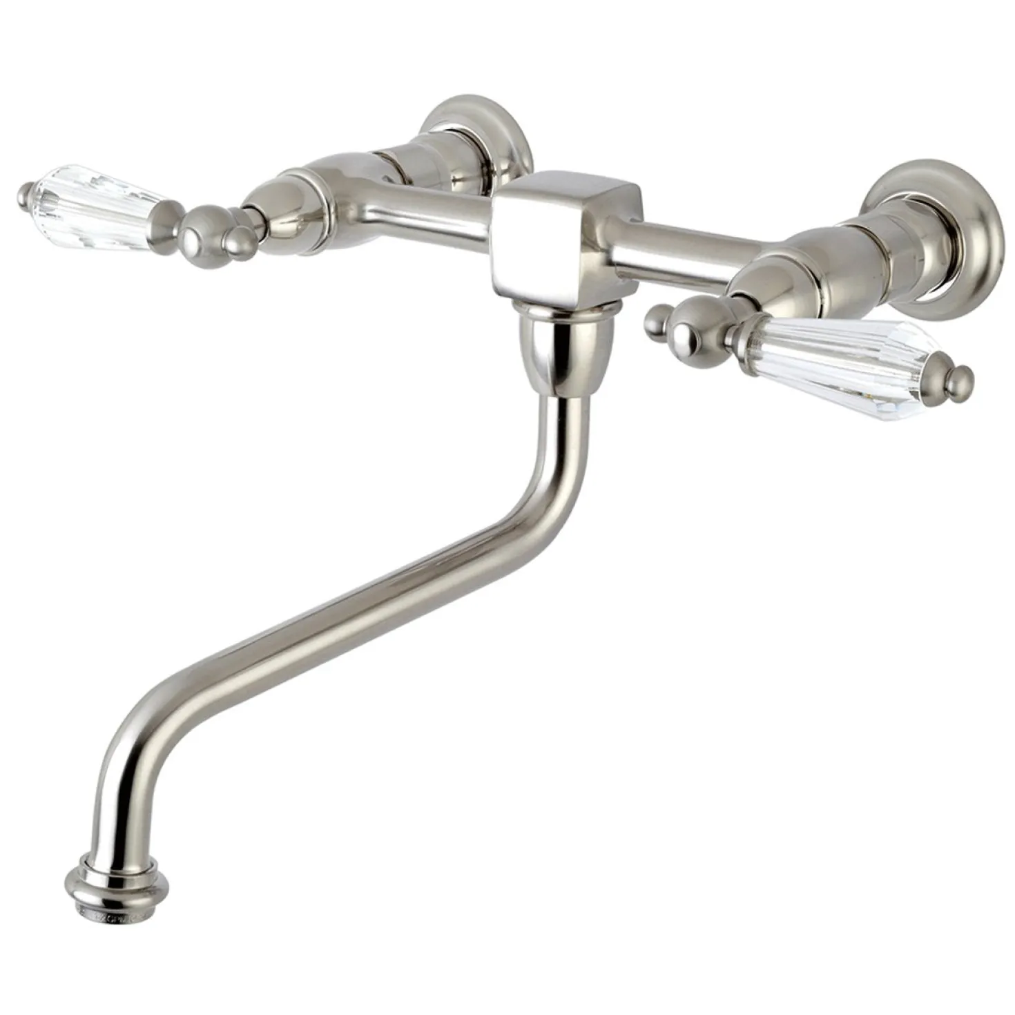 Kingston Brass Wall Mount 8" Center Vessel Sink Faucet