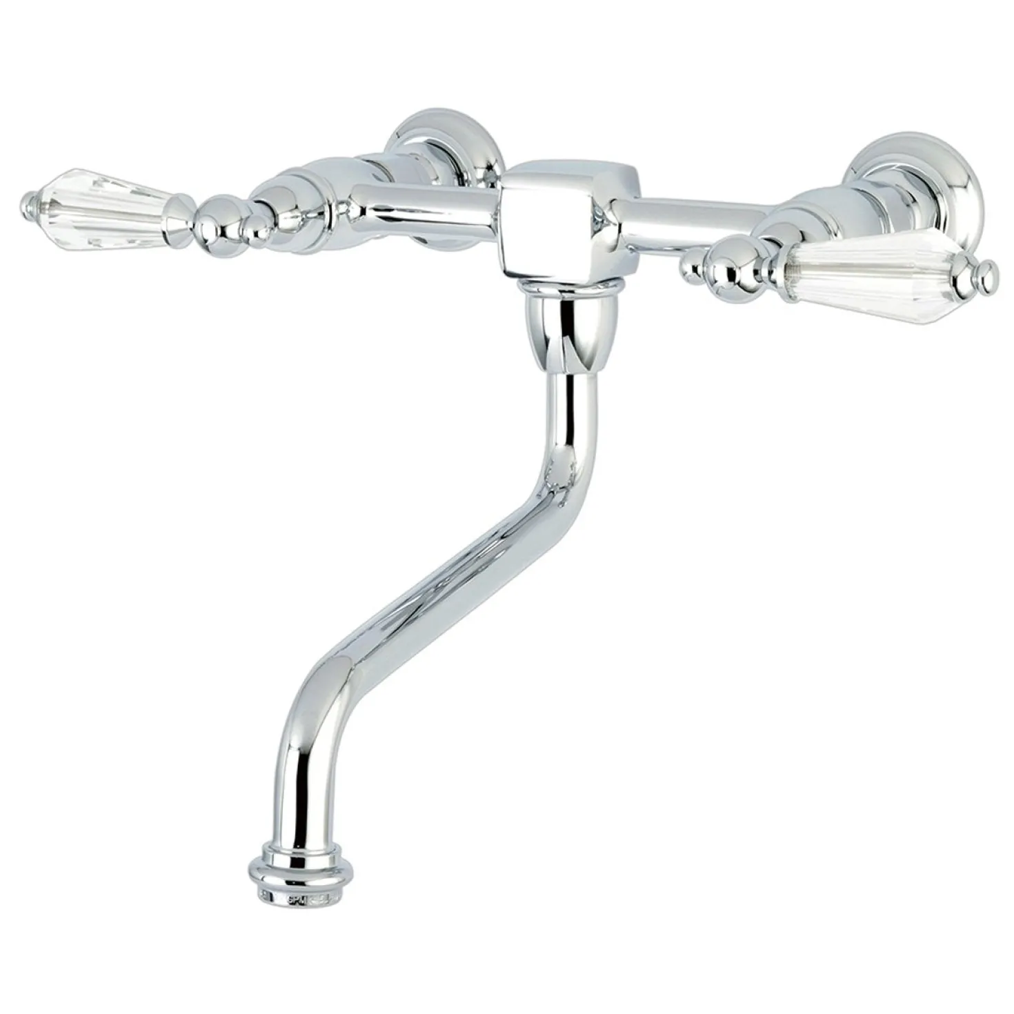 Kingston Brass Wall Mount 8" Center Vessel Sink Faucet