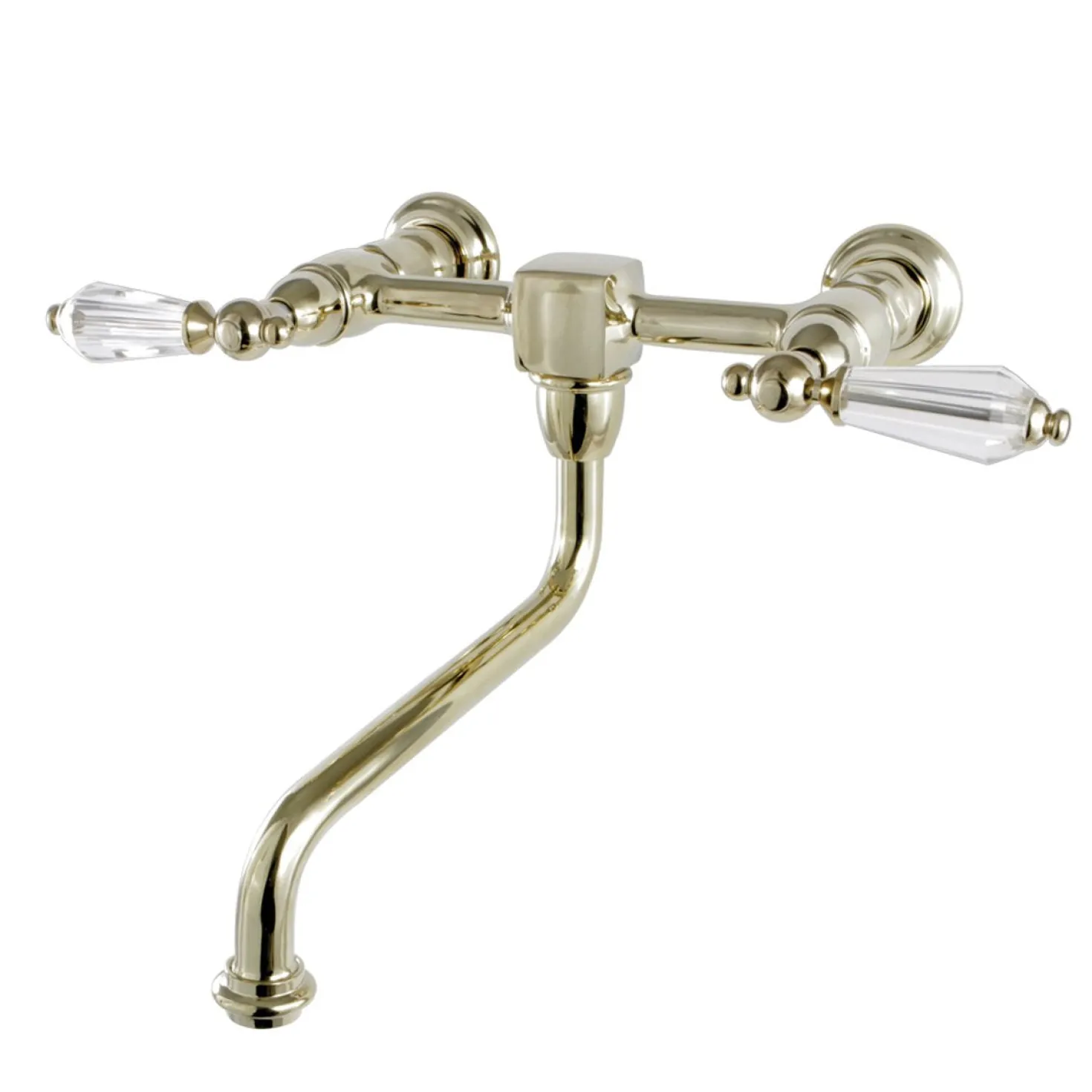 Kingston Brass Wall Mount 8" Center Vessel Sink Faucet