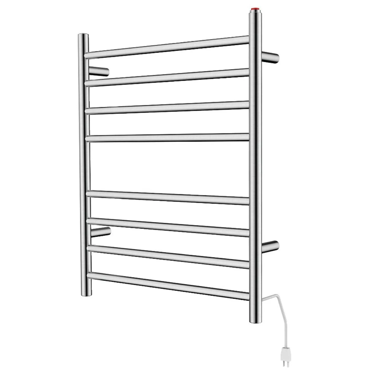 Kingston Brass Wall Mount Hardwired or Plug-In Towel Warmer in Brushed Nickel