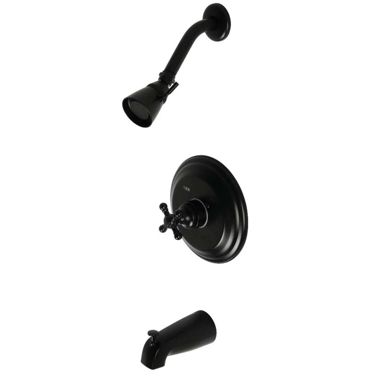Kingston Brass Wall Mount Tub and Shower Faucet