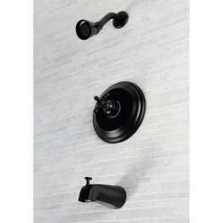 Kingston Brass Wall Mount Tub and Shower Faucet