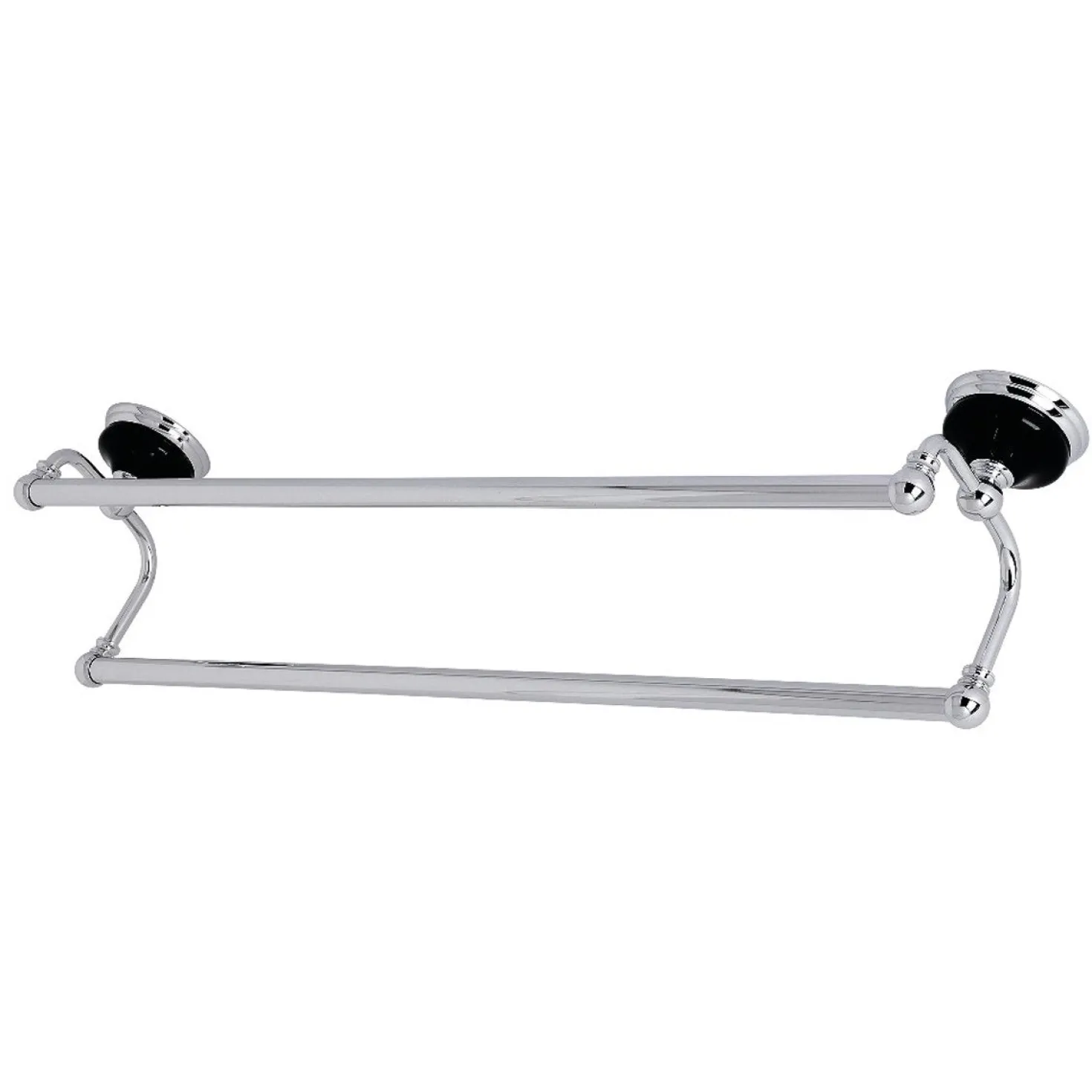 Kingston Brass Water Onyx 24-Inch Dual Towel Bar