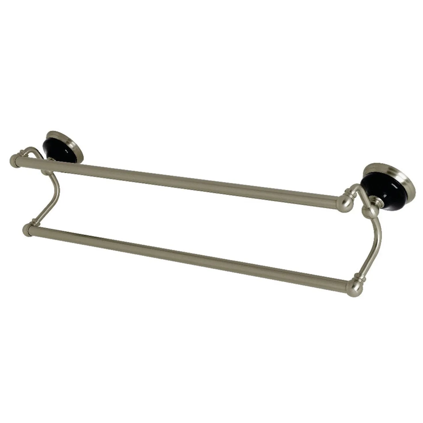 Kingston Brass Water Onyx 24-Inch Dual Towel Bar