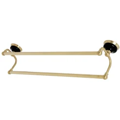 Kingston Brass Water Onyx 24-Inch Dual Towel Bar