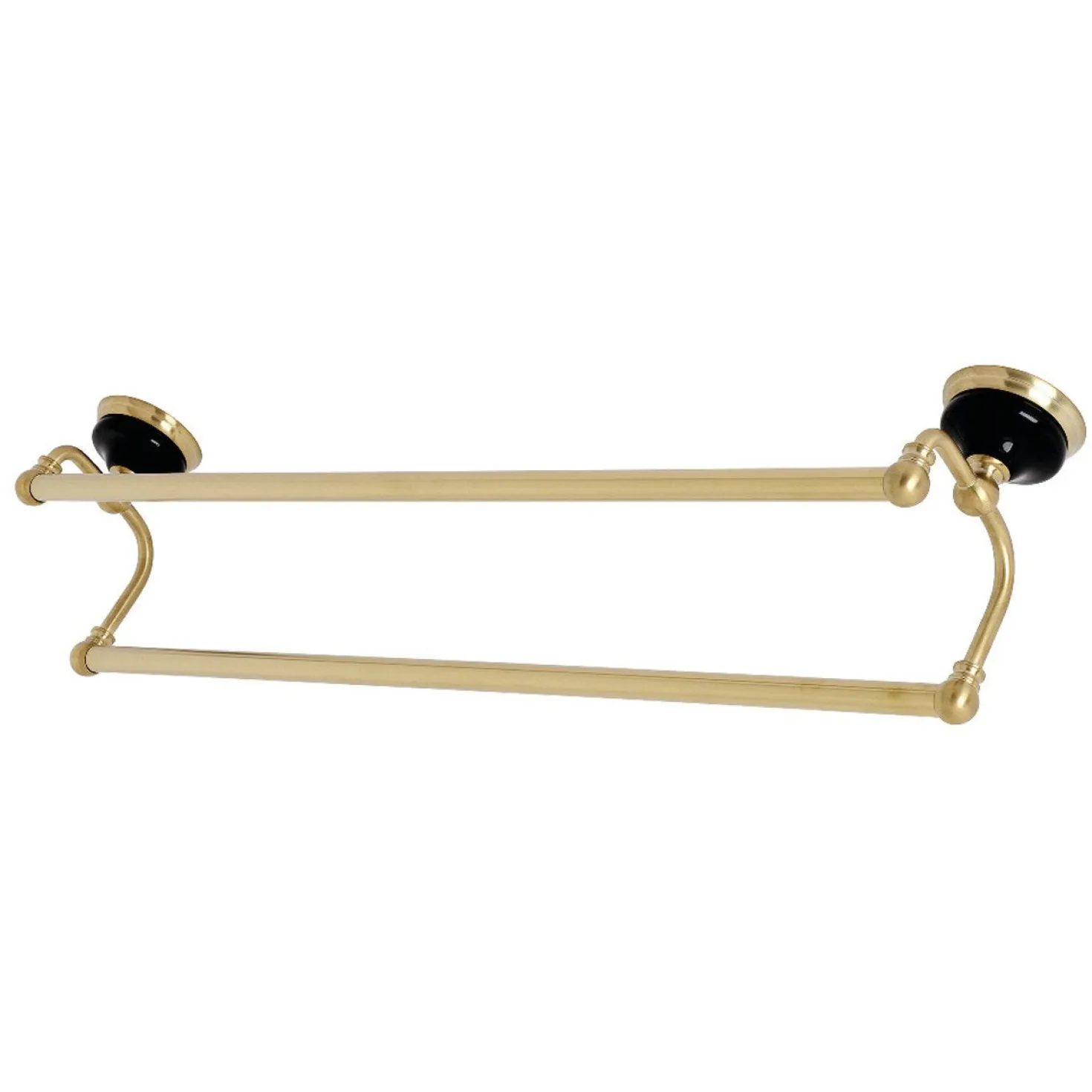Kingston Brass Water Onyx 24-Inch Dual Towel Bar