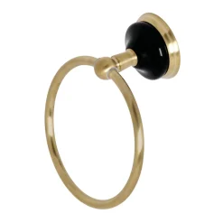 Kingston Brass Water Onyx 6-Inch Towel Ring