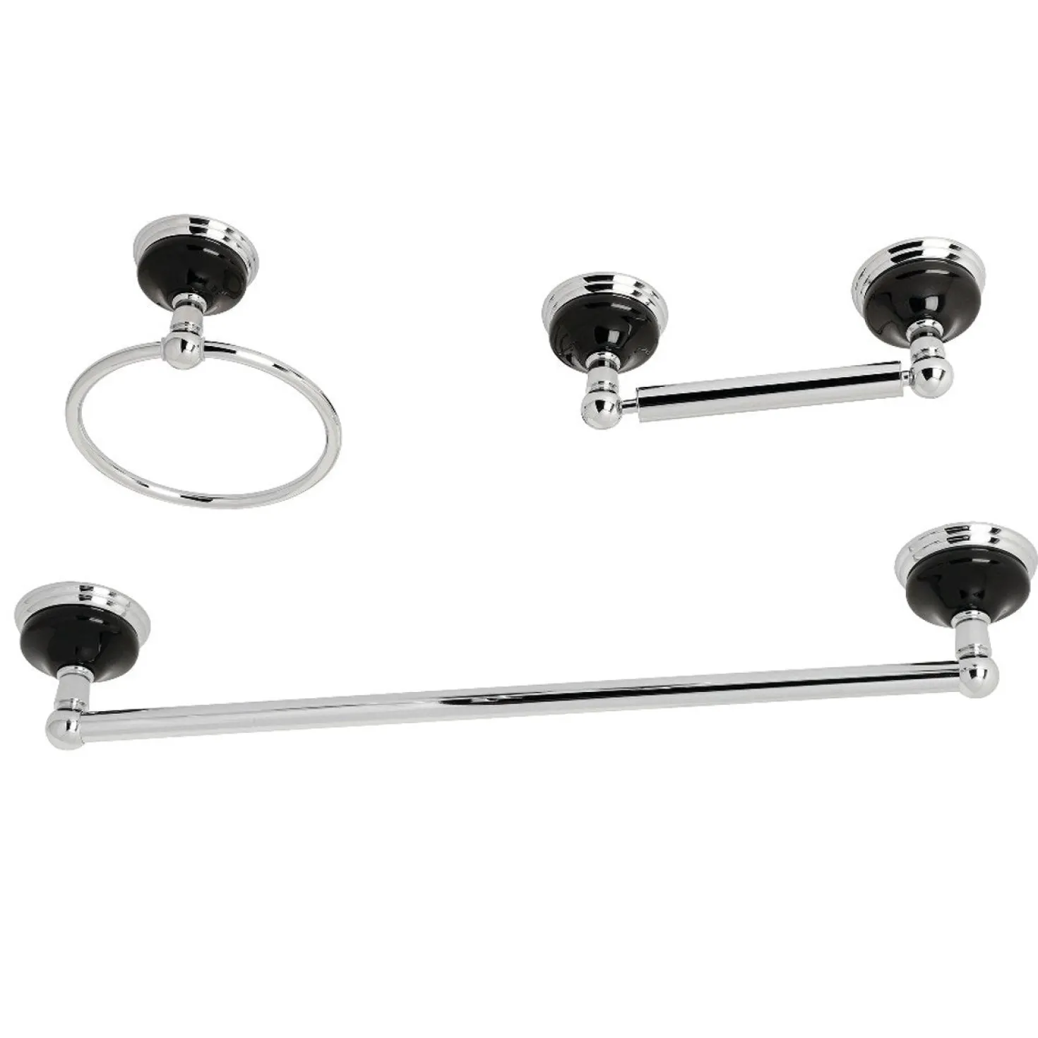 Kingston Brass Water Onyx 3-Piece 26.75" Bathroom Accessory Set