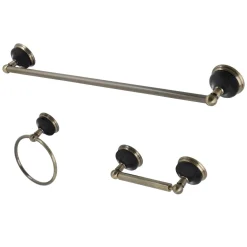 Kingston Brass Water Onyx 3-Piece 26.75" Bathroom Accessory Set