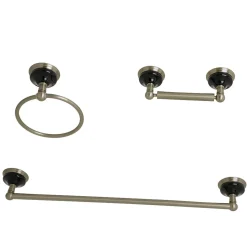 Kingston Brass Water Onyx 3-Piece 20.75" Bathroom Accessory Set
