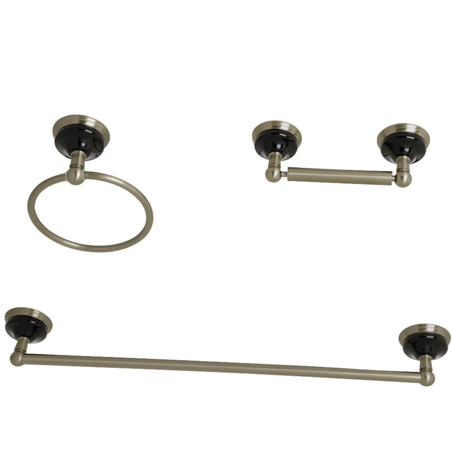 Kingston Brass Water Onyx 3-Piece 20.75" Bathroom Accessory Set