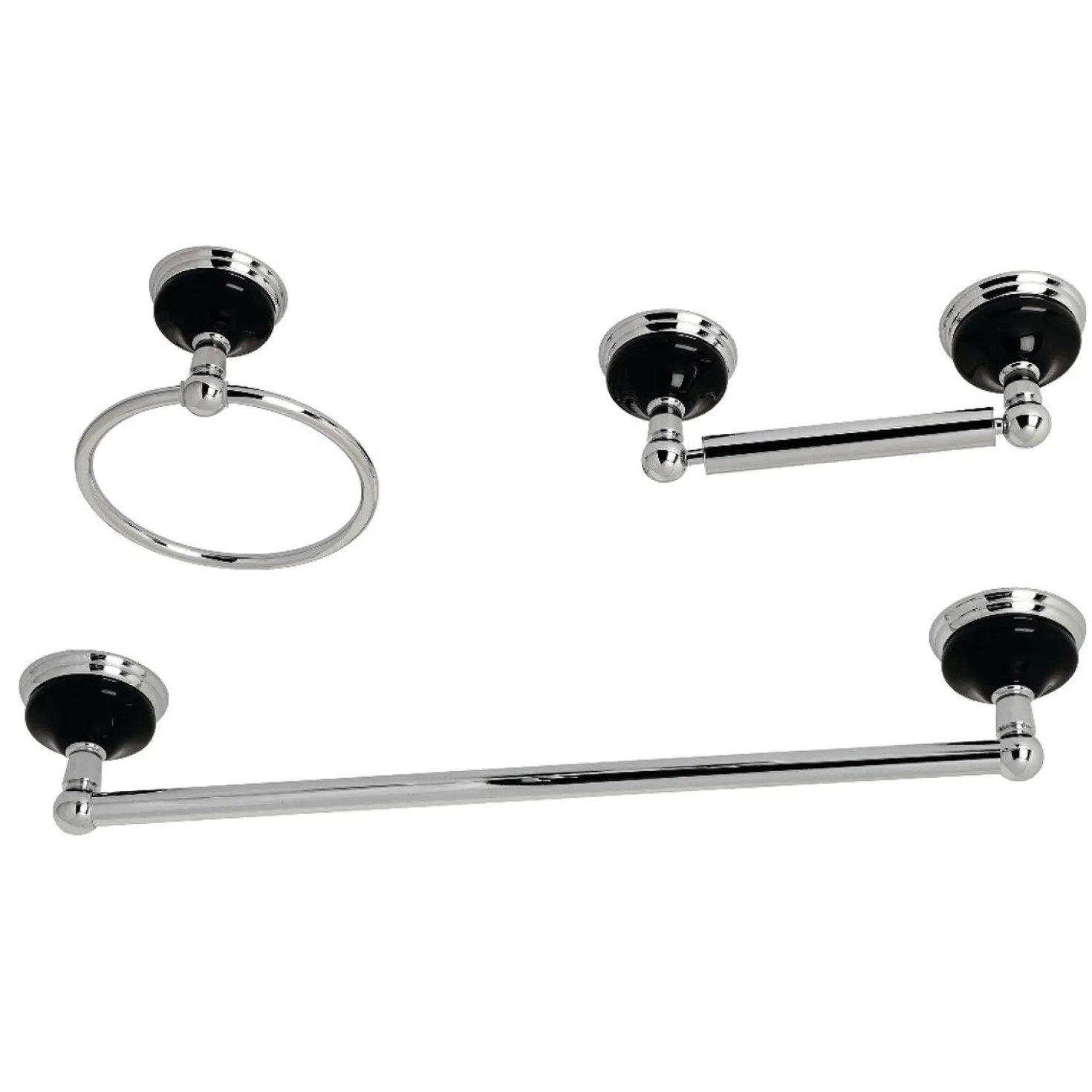 Kingston Brass Water Onyx 3-Piece 20.75" Bathroom Accessory Set