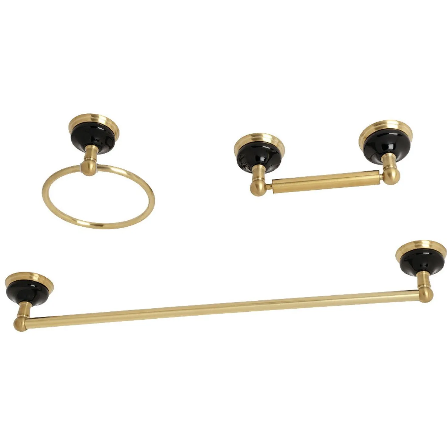 Kingston Brass Water Onyx 3-Piece 20.75" Bathroom Accessory Set