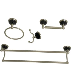 Kingston Brass Water Onyx 4-Piece 26.75" Bathroom Accessory Set