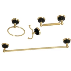 Kingston Brass Water Onyx 4-Piece 20.75