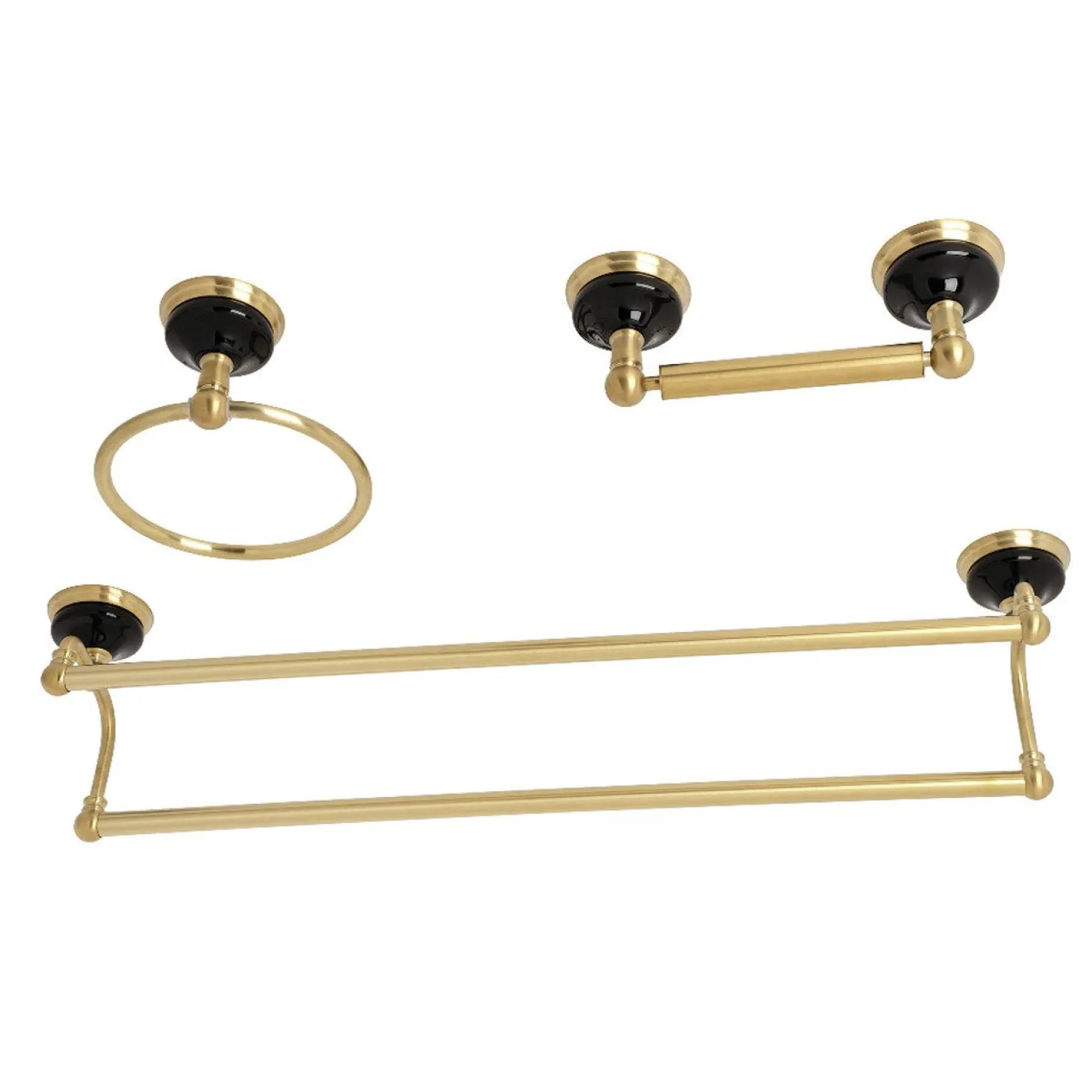Kingston Brass Water Onyx 3-Piece Bathroom Accessory Set