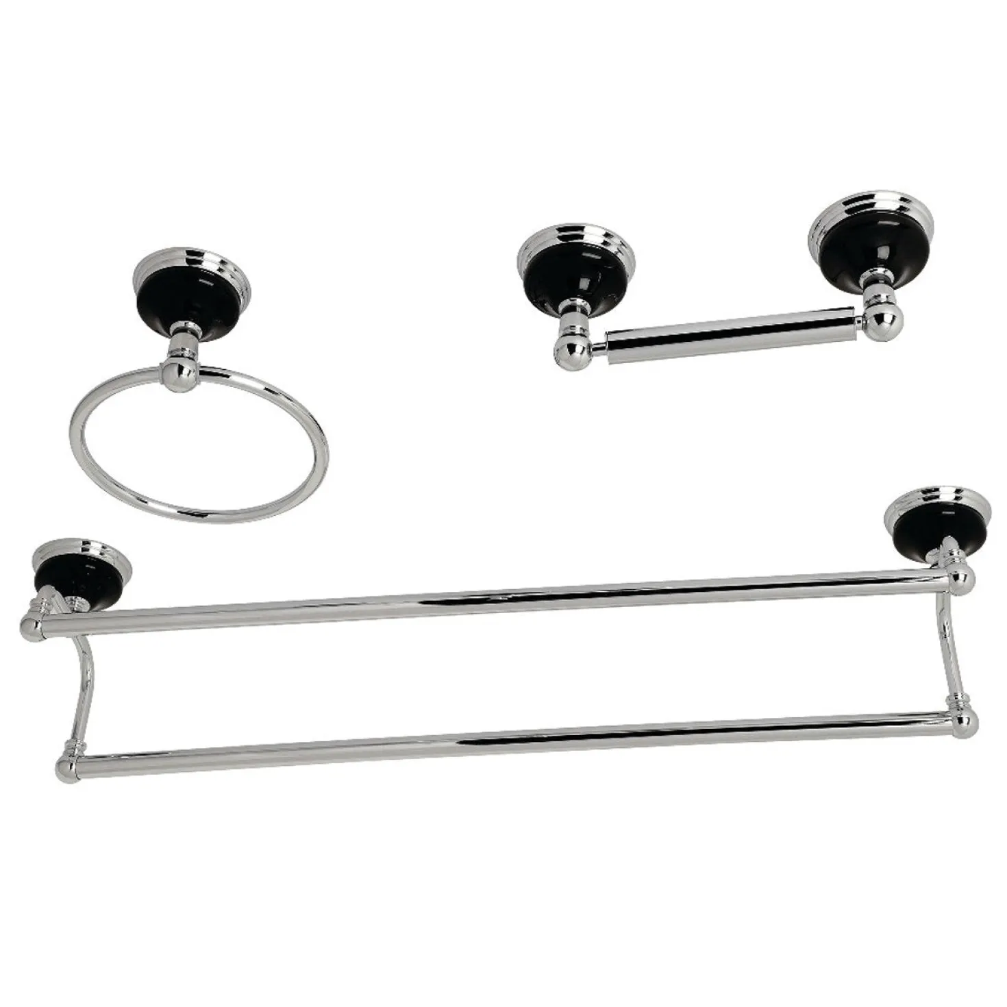 Kingston Brass Water Onyx 3-Piece Bathroom Accessory Set