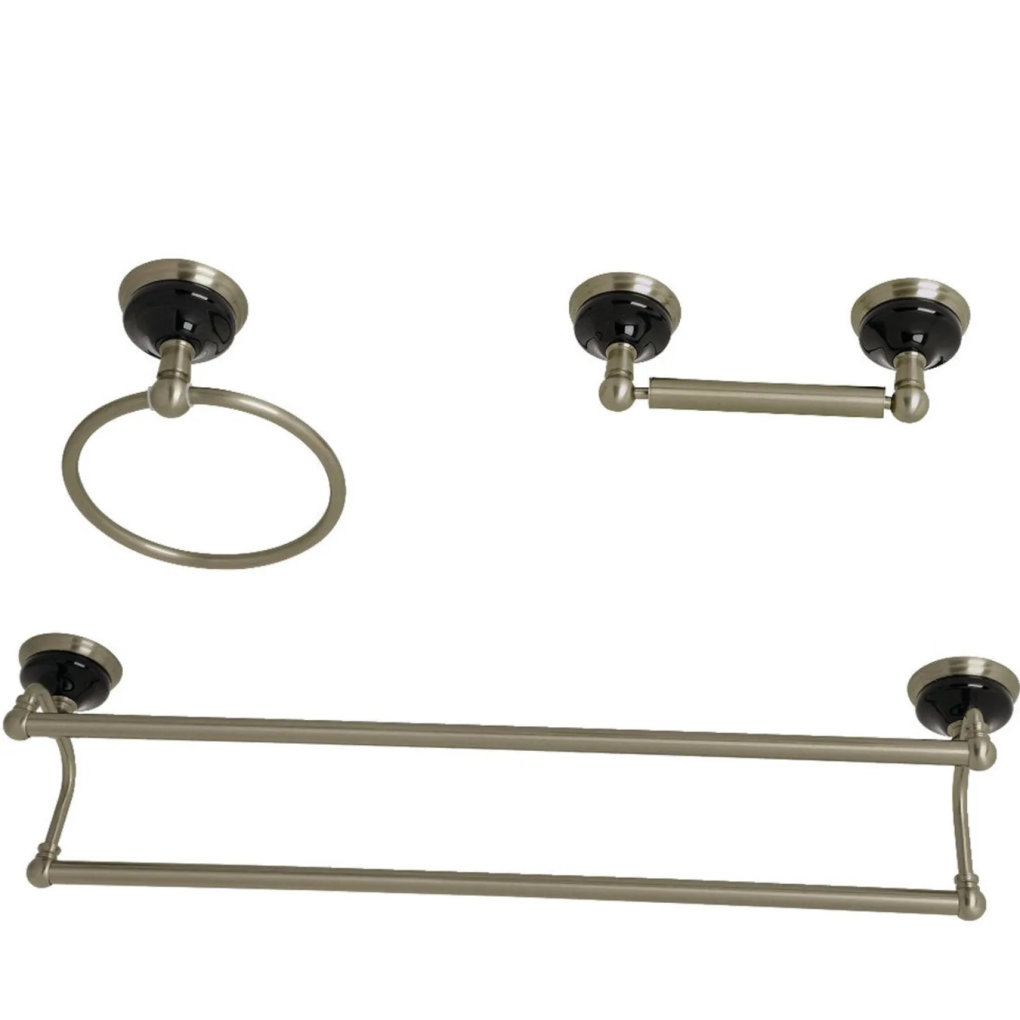 Kingston Brass Water Onyx 3-Piece Bathroom Accessory Set