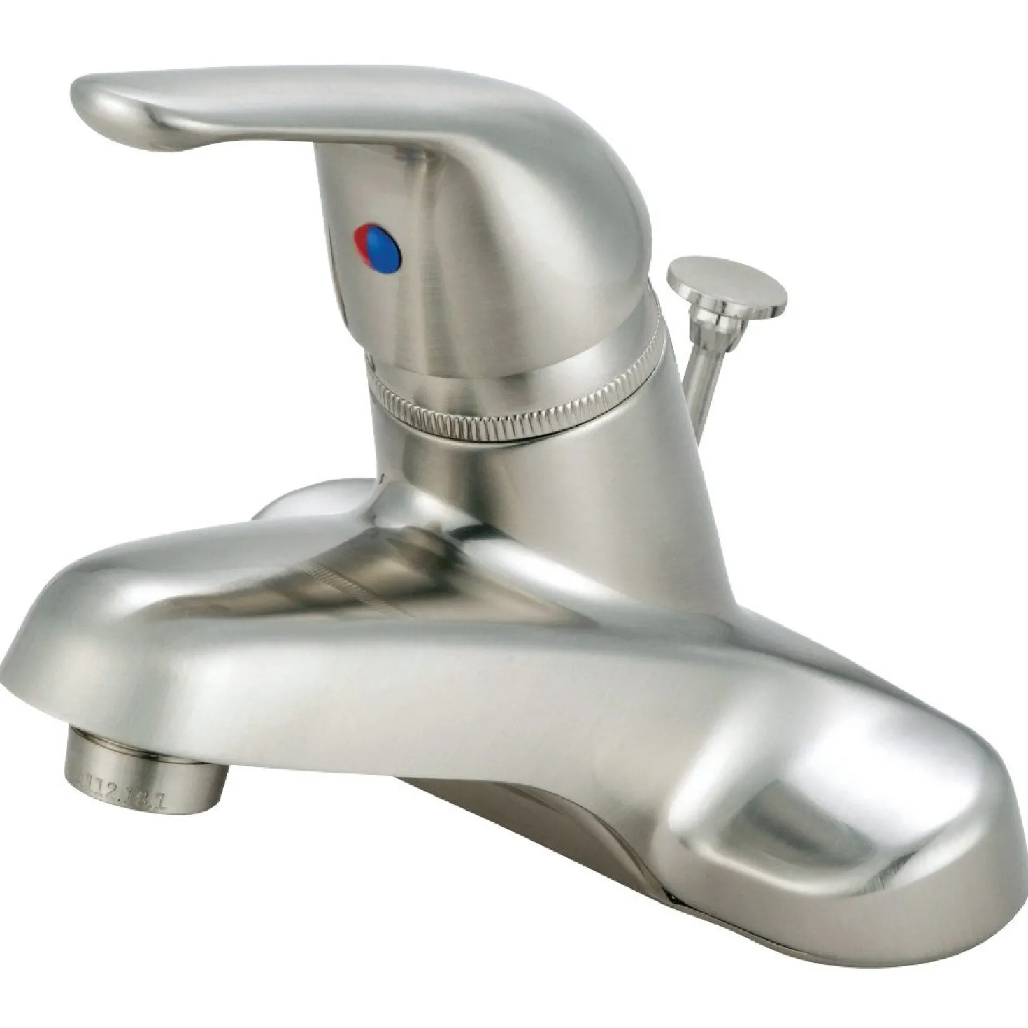Kingston Brass Water Saving Chatham Centerset Lavatory Faucet with Single Lever Handle and Brass Pop-up