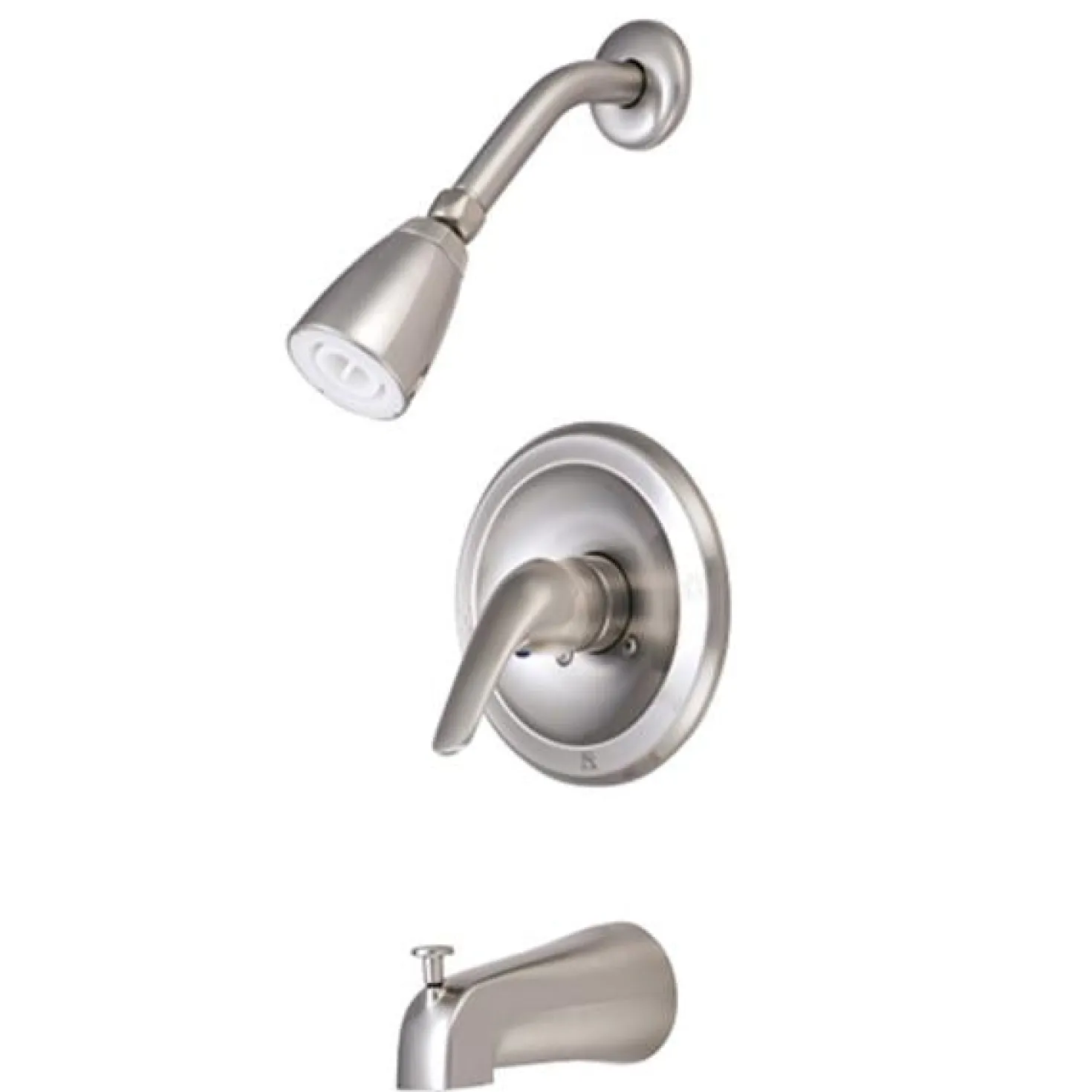 Kingston Brass Water Saving Chatham Tub and Shower Faucet with Water Savings Showerhead and Single Lever Handle